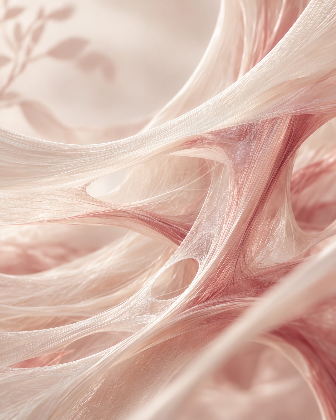 Fascia és kötőszövet – Red Lotus Beauty editorial illusztráció